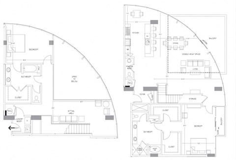 Floorplan at Glass House by Windsor